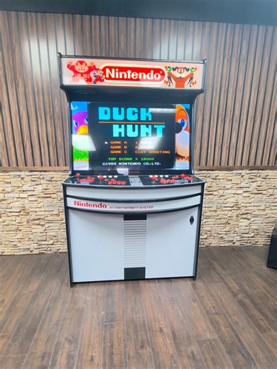 Nintendo-Themed 4-Player Classic Arcade Cabinet