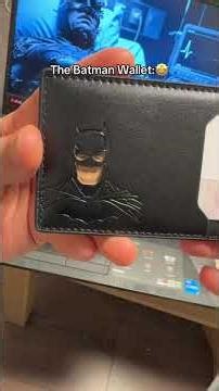 The coolest Batman wallet😝#fyp #batmanwallet #batman #batmanlover