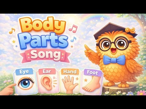 Body Parts for Kids | Early Learning with Professor Ollie
