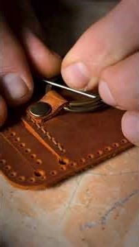 مفاتيحك بأمان وبستايل 🛡️😌 #جلد #مفاتيح #ستايل #DIY #متين