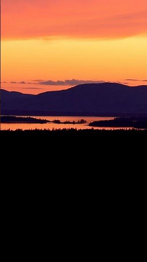 Breathtaking Penobscot Bay Maine Sunset