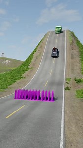 1K views · 4.7K reactions | Cartoon Cars Vs Road Spikes - who will win? #beamngdrive #crashdrive #cars #beamng #bus #crash | Beamngcarryking | Facebook