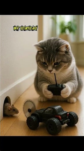 kucing membuat perangkap tikus