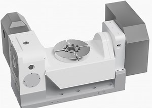 [Hot Item] 200mm Worm Gear 5th Axis CNC Rotary Table for Milling Machine