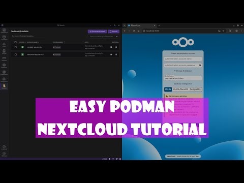 Setup Nextcloud the Easy Way with Podman Quadlets and systemd