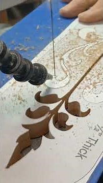 Perfect Scroll Saw Technique for Intricate Home Decor #crafting #diy #shorts
