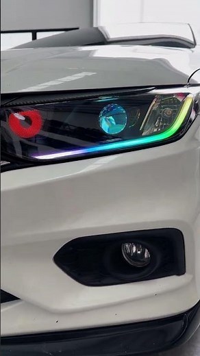 Honda City Headlight Upgrade Tutorial! Stunning Lighting Effects || Must-Watch Car Modification