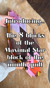 2.9K views · 226 reactions | Maximal aka opposite of minimal. The Maximal Star has 48 diamond blocks. There are 8 different block designs and the quilt has 6 blocks of each. And one my favorite parts is the background… stay tuned for that! Comment BOM to get all the info and registration details soon! #maximalstarbom #plainsandpinepatterns #blockofthemonth #blockofthemonthquilt | Plains and Pine | Facebook
