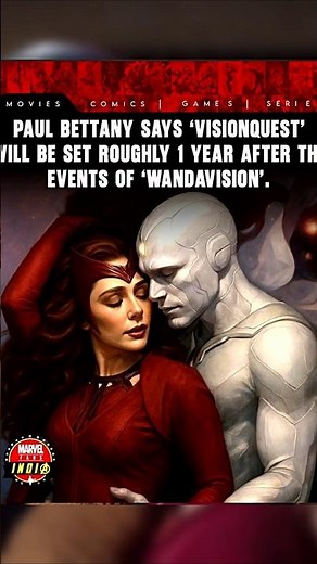 Paul Bettany CONFIRMS VisionQuest Timeline | Takes Place 1 Year After WandaVision! #marvel #vision