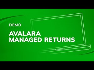 Avalara Managed Returns Demo
