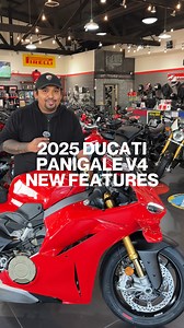 The new 2025 Ducat Panigale V4 packs a lot of new features. Arturo walks us through a few! - - - #ducati #panigale #2025panigalev4s #panigalev4s #panigalev4r #panigale1199 #ducatimonster #ducatipanigale #apriliarsv4 #yamahar1 #bmws1000rr #mvagusta #cbr1000rr #ducatista #ninjah2 #gsxr1000 | Pro Italia