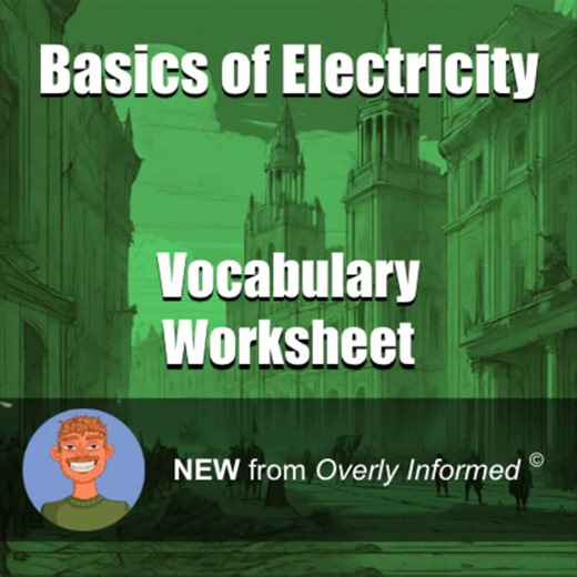 Basics of Electricity Vocabulary Worksheet