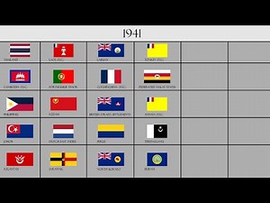Timeline of Southeast Asian Flags (1800-2021)