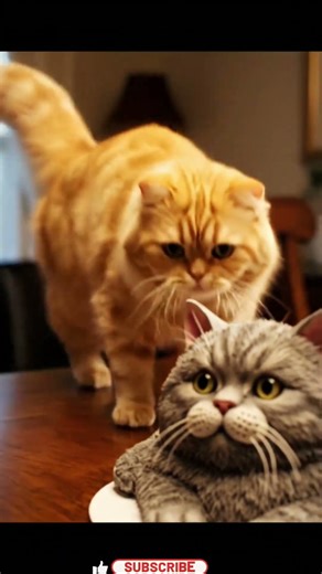 Cat Meets Its Own Cake – Hilarious Shocked Reaction! 🐱🎂