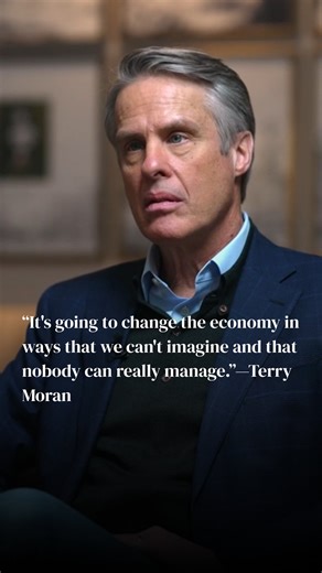 Noosphere App on Instagram: "“It’s going to change the economy in ways that we can’t imagine and that nobody can really manage.”—Terry Moran on the impact of A.I.. Don’t miss this week’s episode of The Exchange with Laura Trevelyan only on the Noosphere app. Link to watch is in our story. #ai #news #noosphere #theexchange #reel"