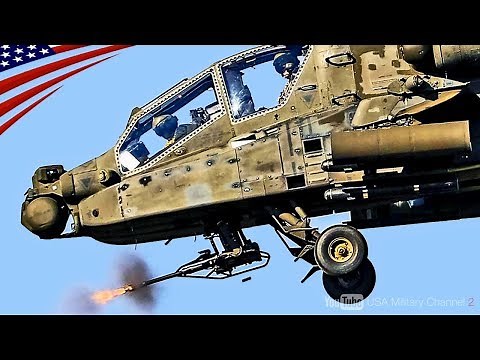 【最新型アパッチ】最強の攻撃ヘリ”AH-64Eアパッチ･ガーディアン”無人機と連携する圧倒的な戦闘力！