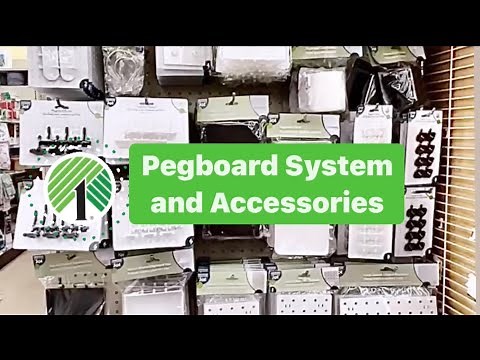 Dollar Tree Pegboard and Accessories - Great for Organization 💚