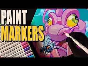 Trying OHUHU Acrylic Paint Markers