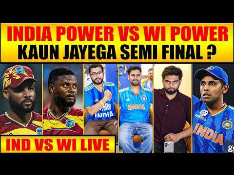🔴IND VS WI LIVE: INDIA IN SEMI FINAL, SANJU SAMSON KI LEGENDRY KNOCK #t20wc2026 #indvswi