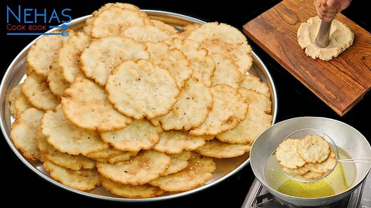 Suvali recipe | Gujarati suvari recipe | Kharkhariya recipe | sweet farsi Puri - No Onion No Garlic Recipe | Nehas Cook Book