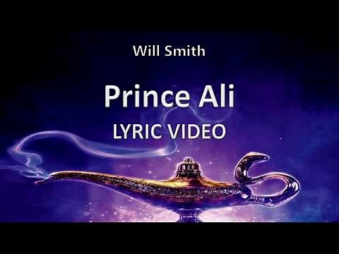 Will Smith "Prince Ali" ALADDIN 2019 || Lyric Video