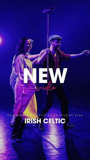 🥳 Irish Celtic fête ses 15 ans sur scène ! Un voyage spectaculaire au cœur de l’Irlande vous attend ✨ 💃 Entre rythmes effrénés, musiques envoûtantes et traditions celtiques, laissez-vous emporter par l’énergie de ce show unique ! 📅 Plus de 40 dates partout en France — l’occasion rêvée de (re)découvrir Irish Celtic près de chez vous ! 🎬 Regardez la nouvelle bande-annonce anniversaire maintenant et plongez dans l’ambiance ! 🎟️ Réservez vos places ici 👉https://urls.fr/DmDnHW #IrishCeltic #15a