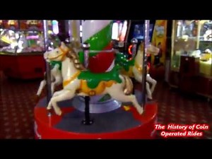 2010s Coin Operated Roundabout Kiddie Ride - Horse Carousel