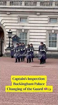Captain’s Inspection Before the New Guard Arrives | Buckingham Palace Changing of the Guard 🇬🇧👑