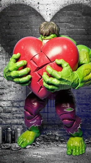 HULK SMASH LOVE! #shorts #shortsvideo #shortsfeed #shortsviral #marvel #hulk #valentinesday