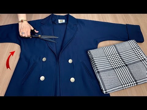 ✅💥 [DIY] Interesting design! How to sew a coat ✂️ Learning to cut and sew 🧵