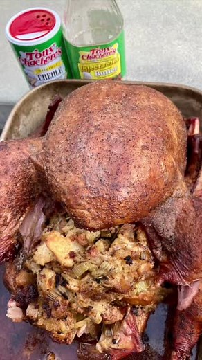 Let's Talk 🦃 🦃🦃 Whether you like your turkey oven-baked, smoked, or fried, you must inject! Firehouse Grub uses Tony Chachere's Creole-Style Butter Marinade inside and Tony's Original Creole Seasoning outside to cook his holiday turkey. . . . Recipe Link: https://bit.ly/smokedturkeytc #passagoodtime #tonychacheres #turkey #time #letstalkturkey #food #foodie #fyp #happy #holidays #creole #butter #southern #dishes #thanksgiving #turkeytime #butterball #smoked #bbq #themeats | Tony Chachere's