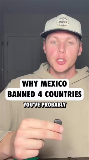 Ryan Jares on Instagram: "Why Mexico Just Tightened Its Borders 🇲🇽 You’ve probably heard about the U.S.–Mexico border crisis, but here’s something you haven’t heard. Mexico’s quietly been tightening its own borders too, removing visa-free access for Ecuador, Venezuela, Peru, and Brazil after so many people started using Mexico to reach the U.S. It’s one of the biggest travel policy shifts in the Americas, and it completely changed how Mexico’s map looks in the reciprocity index. #geography #tr