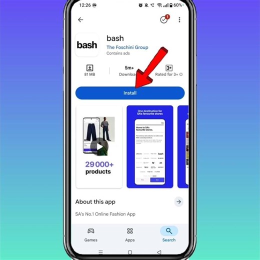 How To Install & Download Bash Shopping App On Android #shorts