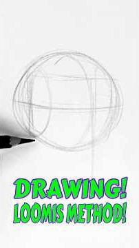 Drawing: LOOMIS METHOD, EASY!!! Watch and learn 👍🏽