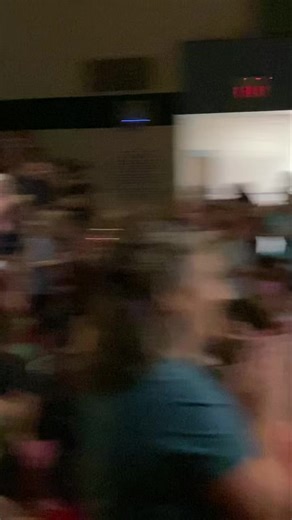 Miss Nora bringing the house down with her rendition of the Cole Cheer Song | James Cole Elementary School