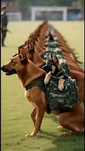 K9 Father Training His Puppy Discipline Like a Pro 😱🐶🔥 #K9Training #DogTraining #PuppyTraining