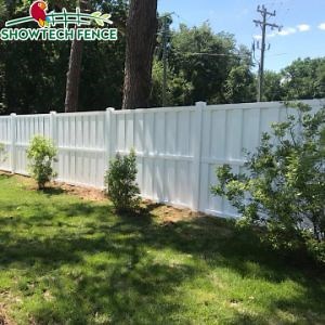 [Hot Item] Eco Friendly PVC Vinyl Semi Privacy Shadow Box Fencing