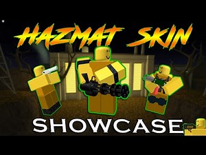 HAZMAT SKIN SHOWCASE! Tower Defense Simulator - ROBLOX