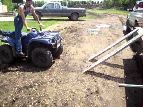 Loading the 4-wheeler