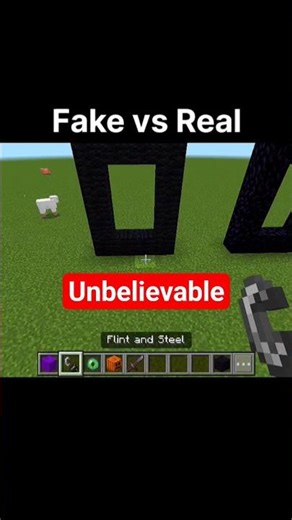 “Minecraft Fake vs Real 😳 | You Won’t Believe This!”#minecraft #viralshorts #gaming