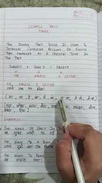 Simple Past Tense | Simple Past Tense With Examples