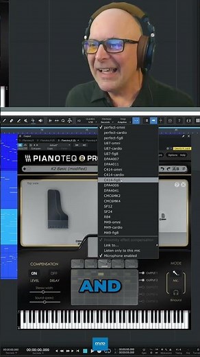 Custom your microphone in Pianoteq!