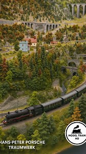 5K views · 5.4K reactions | Exploring the miniature train world inside the Hans-Peter Porsche TraumWerk. A place where motion, engineering and landscape design recreate the magic of travel at HO scale. #ModelTrain #HOScale #MiniatureRailway #TrainExhibit #TraumWerk #ViaductScene #MiniatureWorld #RailwayArt #ScenicLayout #toymuseum | ModelTrain HO | Facebook