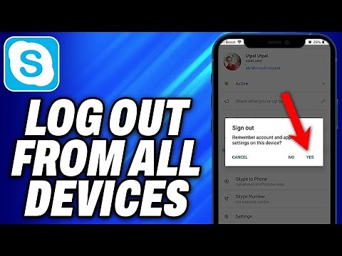 How To Log Out From All Devices Skype - Easy Fix