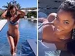 Gabrielle Union poses and plays in the pool for gorgeous slow-mo bikini video