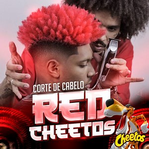 Corte de cabelo RED CHEETOS!! | Agno black red