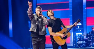 From “Real American” to “Dirt Road Anthem,” Brantley Gilbert Lights Up Turning Point USA's All-American Halftime Show