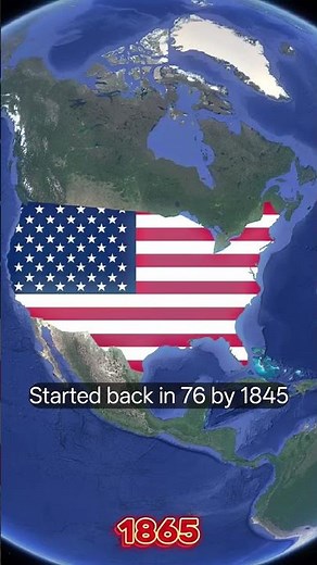 The Territorial Expansion of the United States: 1776 to 2025 #AmericanHistory #maphistory