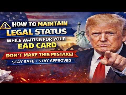 EAD Card Delayed? How to Maintain Legal Status While Waiting (Step-by-Step Guide)