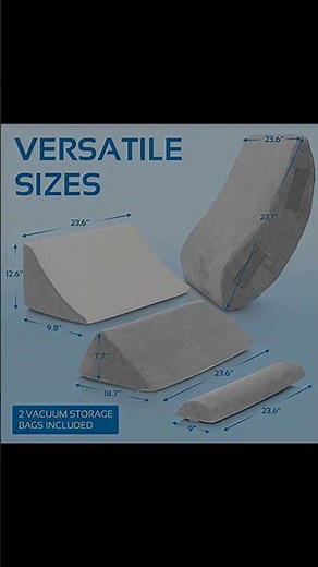 AllSett Health Bed Wedge Pillows - Quick Relief Tutorial